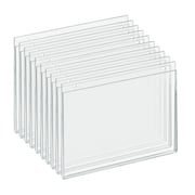 Azar Displays Clear Acrylic Wall Hanging Frame 11" Wide x 8.5'' High- Horizontal/Landscape, 10-Pack 162715